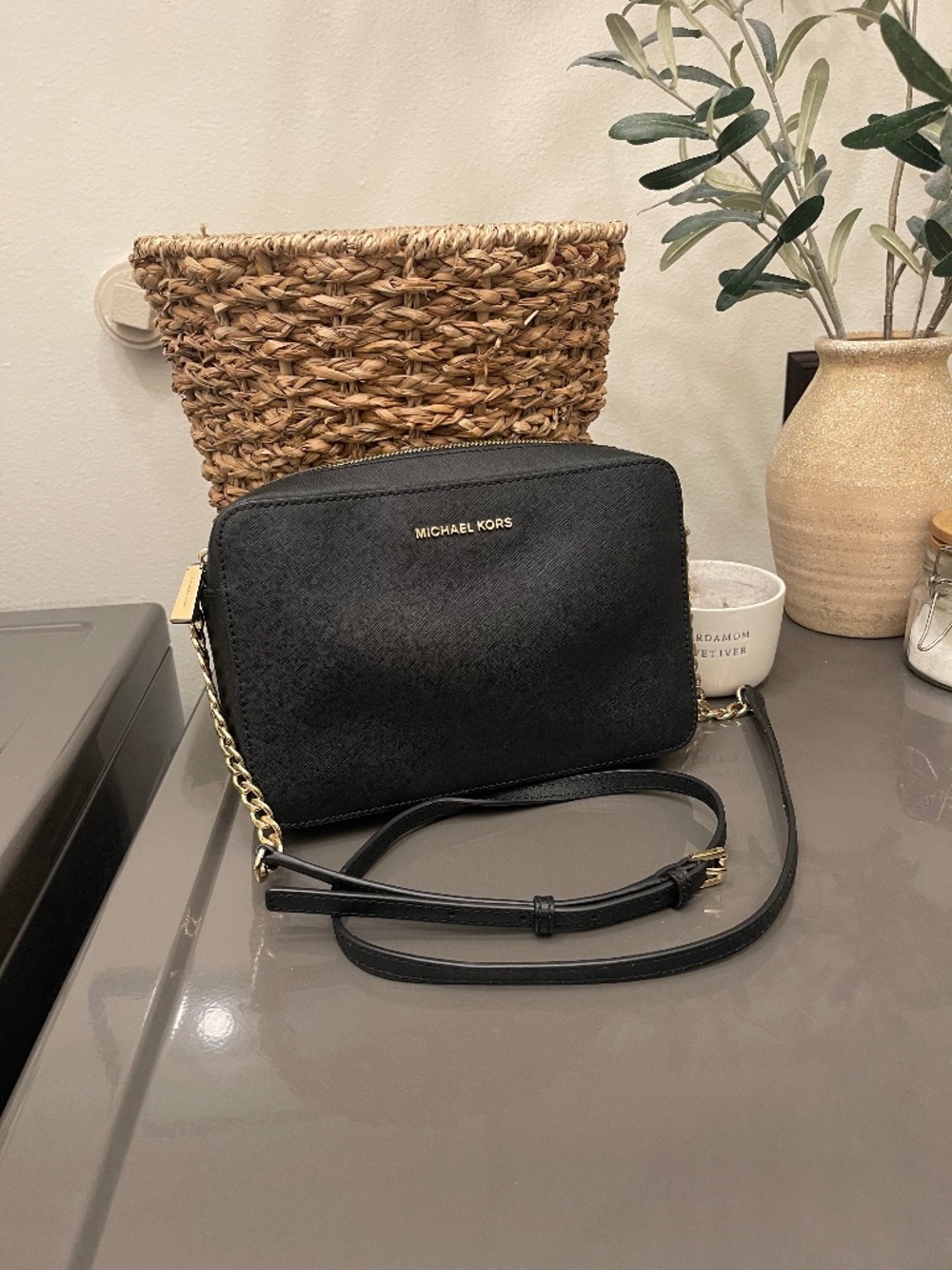 Michael Kors Black Crossbody Purse Bag
